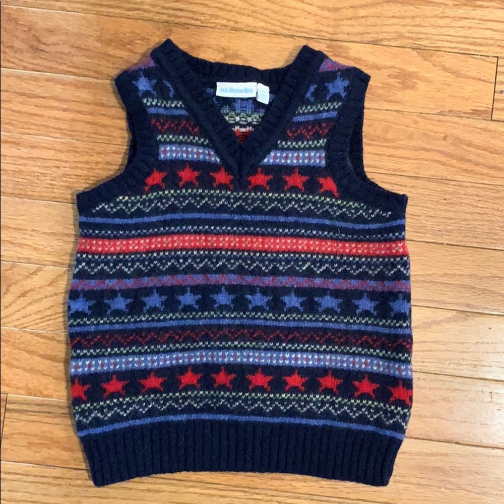 JoJo Maman Bebe lambswool sweater vest, 2-3T